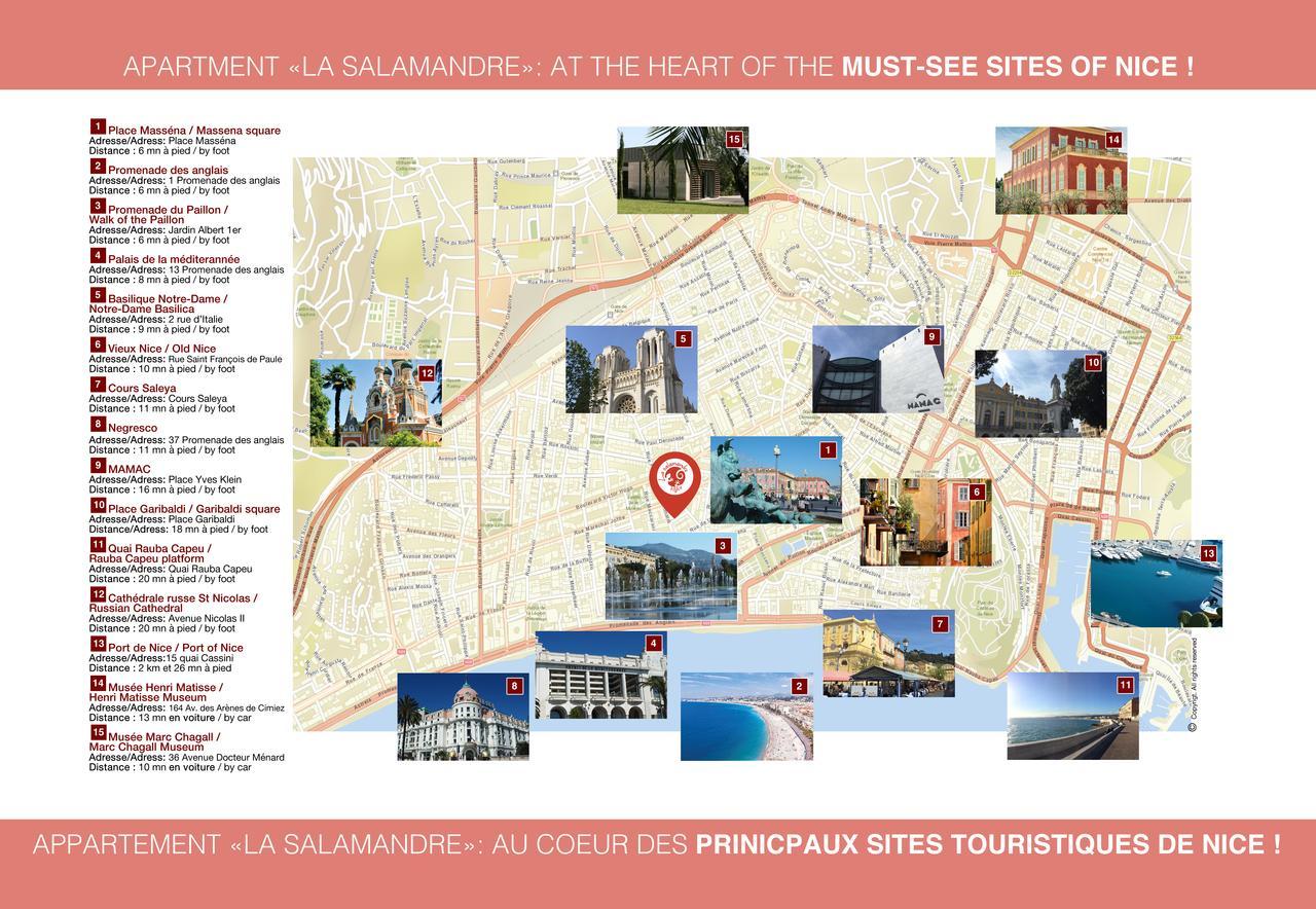La Salamandre A Ніцца Екстер'єр фото